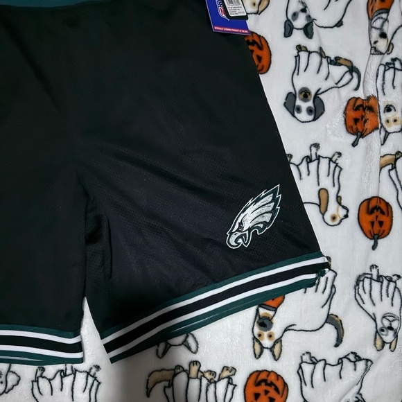 NWT Philadelphia Eagles Classic Mesh Shorts in Green/Black, Size M - Picture 2 of 6